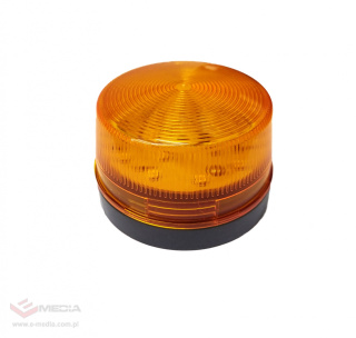 Sygnalizator optyczny SMD LED z podstawą Pomarańczowy 5V, 12V, 24V, 230V