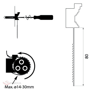 Uchwyt paskowy UP-30 UV (100szt.) czarny