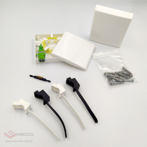 Fiber optic kit for self-assembly 100m