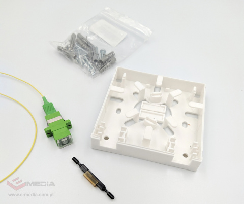 Fiber optic kit for self-assembly 100m