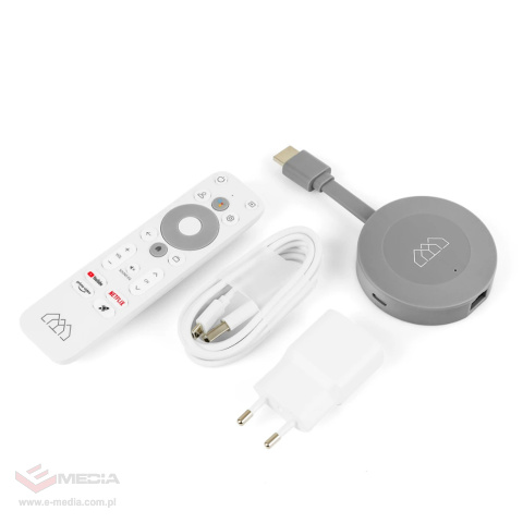 Android SMART TV Homatics Dongle G 4K Android 11 z certyfikatami