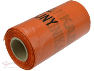 Orange warning foil 20cm x 100m