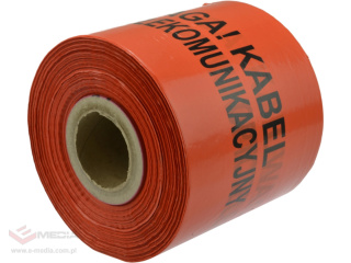 Orange warning foil 20cm x 500m