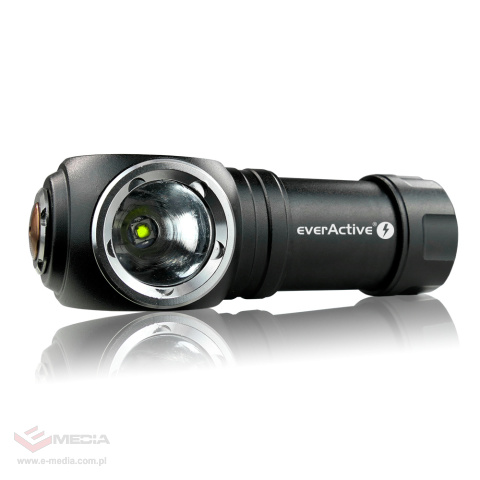 Ładowalna latarka ręczna/czołowa diodowa LED everActive FL-55R Dripple