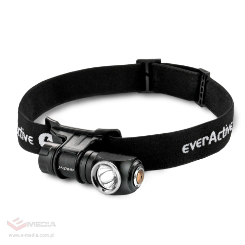 Ładowalna latarka ręczna/czołowa diodowa LED everActive FL-55R Dripple