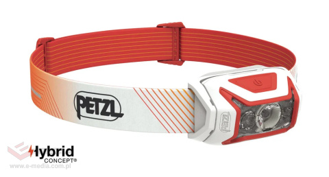 Stirnlampe, Petzl Actik Core Stirnlampe rot - 5 Jahre Garantie!