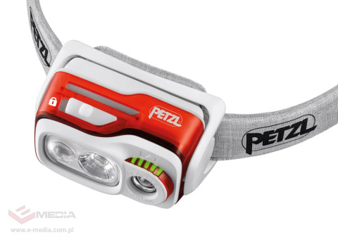 Latarka czołowa, czołówka Petzl Swift RL czarna - 5 lat gwarancji