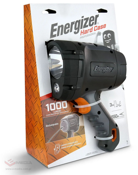 Latarka szperacz Energizer Hard Case Rechargeable Spotlight 1000 lm