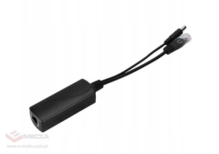 Adapter / Przetwornica PoE 48V -> 12V 2A Adapter PoE