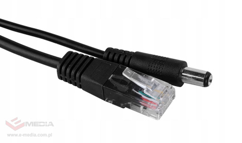 Adapter / Przetwornica PoE 48V -> 12V 2A Adapter PoE