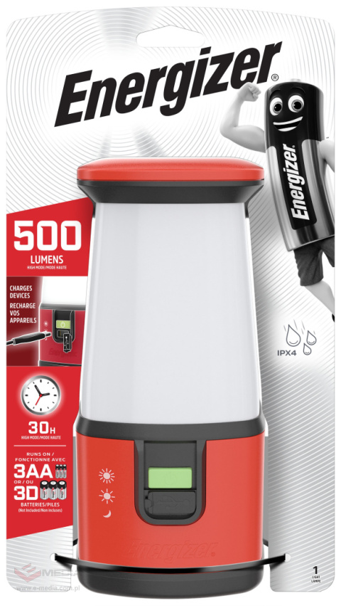 Latarka kempingowa Energizer 360° USB 500 lumenów