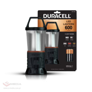 Latarka wielofunkcyjna campingowa LED Duracell 600lm