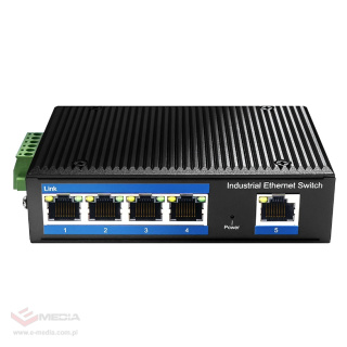 5 Port Industrial POE SWITCH Switch 1000M IG1005P