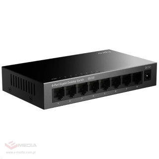 8-portowy gigabitowy przełącznik LAN SWITCH Cudy GS108 Metalowy EKO-power