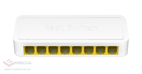 8-portowy przełącznik SWITCH domowy Cudy FS108D 10/100 Mbps