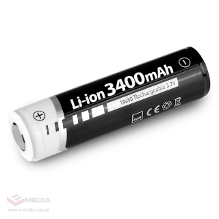 Akumulator 18650 Li-ion 3400 mAh z płaskim plusem do Mactronic Scream 3.1