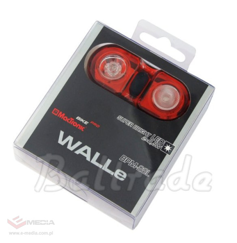 Lampka rowerowa tylna LED Mactronic WALL-e BPM-2SL