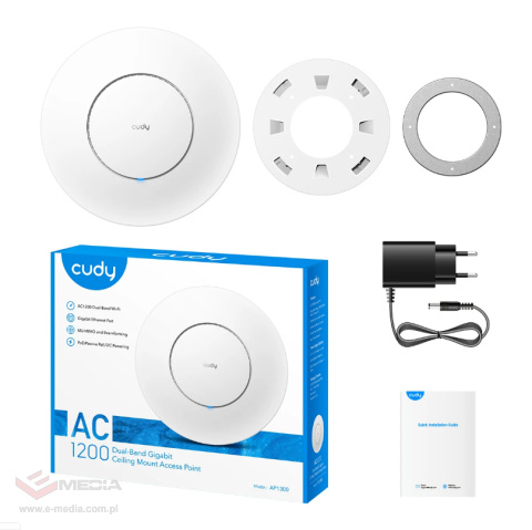 Punkt dostępu Access Point Wi-Fi 5 AC1200 Zasilanie Cudy AP1300