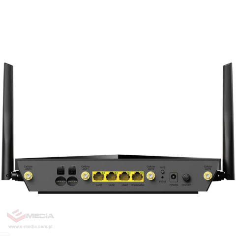 Router 5G na kartę sim SA / NSA WiFi 6 CPE AX3000 dual SIM WAN VPN Open WRT Cudy P5