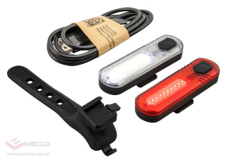 Mactronic DuoSlim ABS0031 LED bike light set