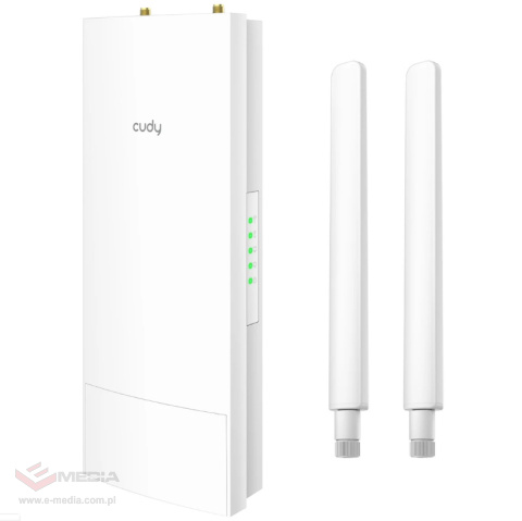 Zewnętrzny Punkt dostępu Access Point IP65 Wi-Fi 5 AC1200 Zasilanie PoE 867 Mbps Cudy AP1300_OD