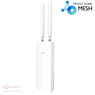 Zewnętrzny Punkt dostępu Access Point IP65 Wi-Fi 5 AC1200 Zasilanie PoE 867 Mbps Cudy AP1300_OD