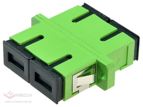 Adapter światłowodowy jednomodowy SM SC/APC duplex ALANTEC