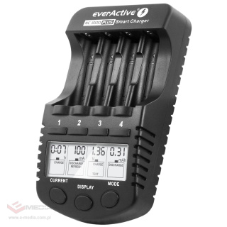 Professional everActive NC-1000 PLUS Ni-MH battery charger