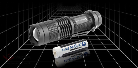 Latarka ręczna diodowa (LED) everActive FL-180 "Bullet" z diodą CREE XP-E2