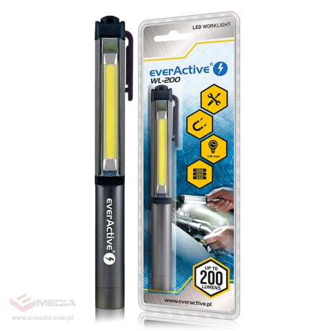 Workshop Inspection Flashlight diode (LED) everActive WL-200 3W COB LED