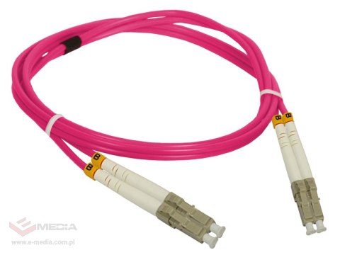 Patch cord MM OM4 LC-LC duplex 50/125 2.0m ALANTEC