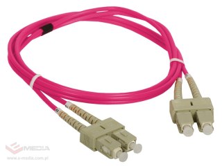 Patch cord MM OM4 SC-SC duplex 50/125 1.0m ALANTEC