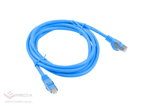 Patchcord F/UTP KAT.6 5m NIEBIESKI