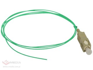 Pigtail MM OM3 1G 50/125 wtyk SC dł. 2 m "EASY STRIP" ALANTEC