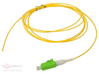 Pigtail SM 1J 9/125 (G.657.A1) wtyk LC/APC dł. 2 m LSOH ALANTEC