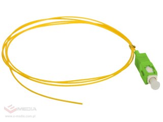 Pigtail SM 1J 9/125 (G.657.A1) wtyk SC/APC dł. 2 m "EASY STRIP" - najmniejszy dostępny promień gięcia ALANTEC