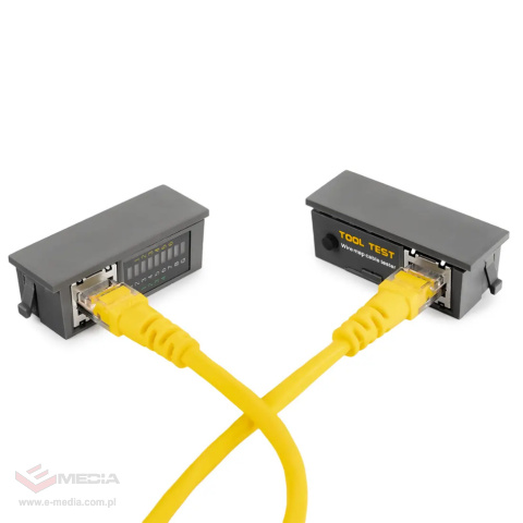 Zaciskarka do RJ45, RJ11, RJ12 z testerem LAN