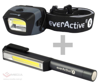 EverActive flashlight set HL-150 + WL-200