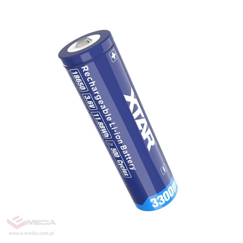 Akumulator Xtar 18650 3,6V Li-ion 3300mAh z zabezpieczeniem