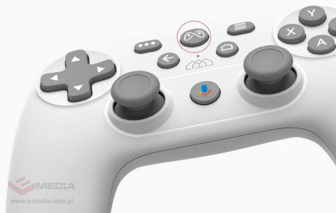 Bezprzewodowy kontroler do gier Bluetooth Homatics Gamepad biały