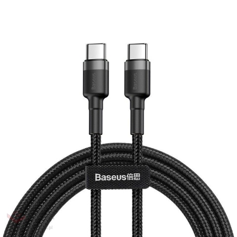 Kabel przewód USB-C PD 2.0 2m Baseus Cafule Quick Charge 3.0 3A z obsługą szybkiego ładowania 60W