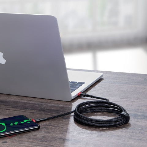 Kabel przewód USB-C PD 2.0 2m Baseus Cafule Quick Charge 3.0 5A z obsługą szybkiego ładowania 100W