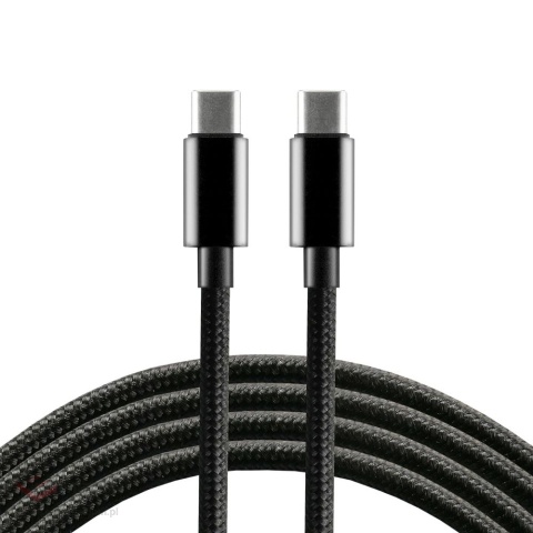 Kabel przewód USB-C PD 200cm Power Delivery 3A z obsługą szybkiego ładowania 60W