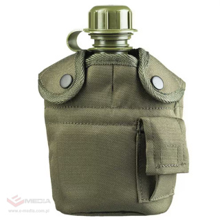 Manierka Mil-Tec US Plastic Canteen z pokrowcem i kubkiem - Olive