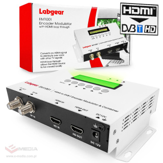 Modulator HDMI do DVB-T H.264 Labgear EM1001 35MER / 100dBuV