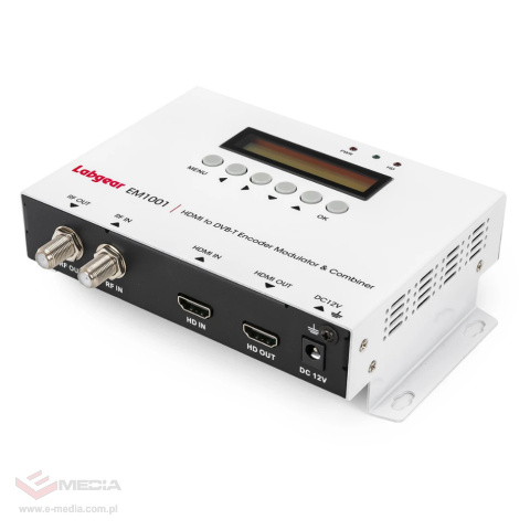 Modulator HDMI do DVB-T H.264 Labgear EM1001 35MER / 100dBuV