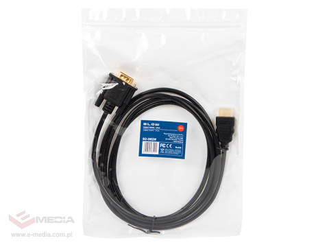 Przyłącze HDMI-VGA 2m