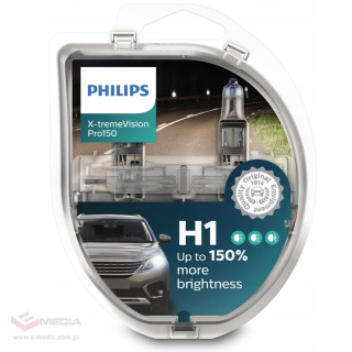 H1 Philips X-Treme Vision PRO Autolampen +150% - 2 Stück