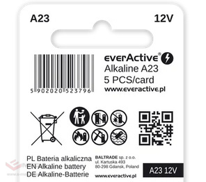 Bateria alkaliczna everActive 23A 12V 1 szt.