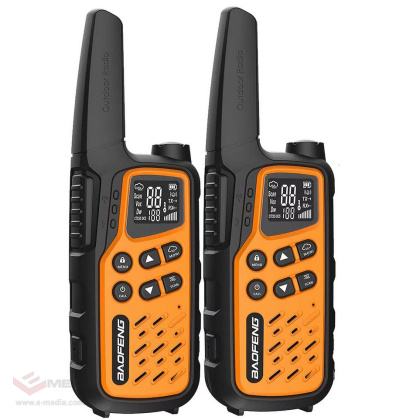 Radiotelefon Baofeng BF-T25E PMR 2 szt. - Orange